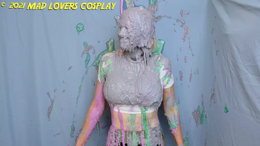 new genevieve pix of her soaked in grey slime dressed as abbey chase danger girl by wam_fan_man