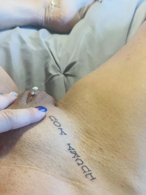 New ink🍀 (F)eeling lucky? 😏 by gangbangwife77