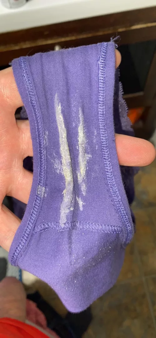 New panties worn for first time. Smelled strong of pee! by Underthereunderwear1