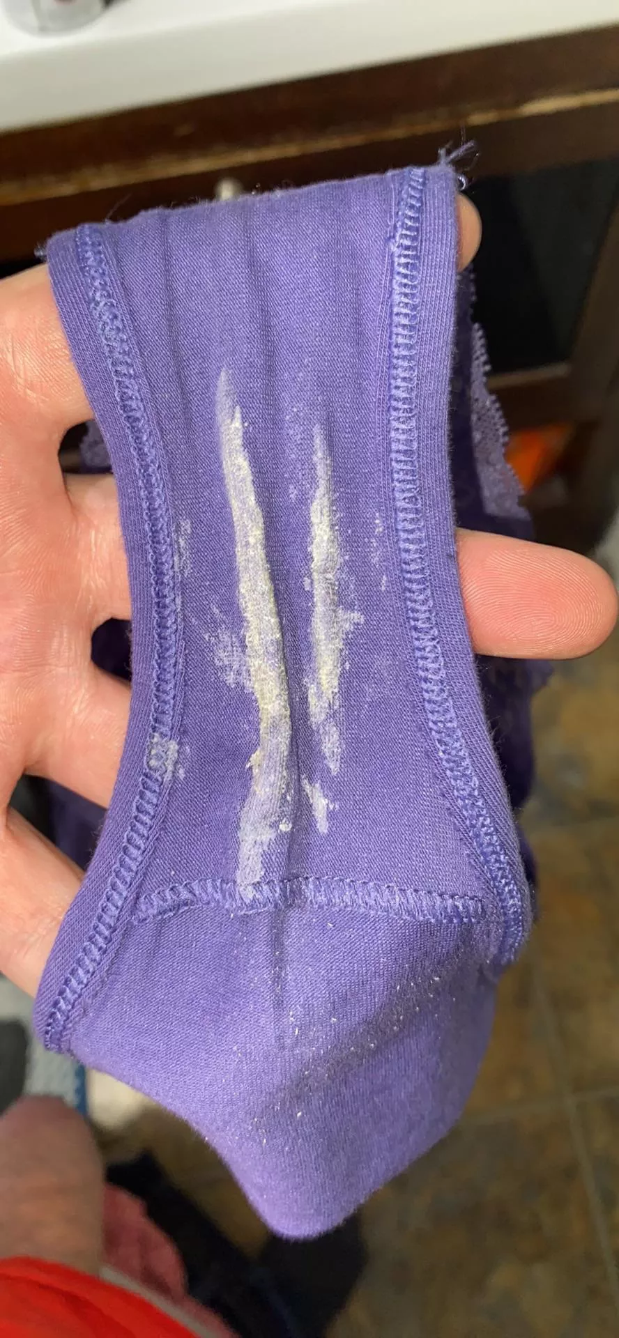 New panties worn for first time. Smelled strong of pee! posted by Underthereunderwear1