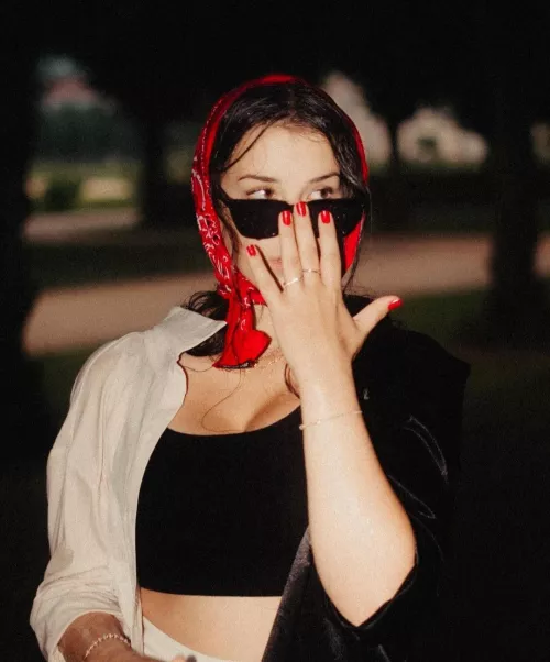 New Red nails by lovefeet187