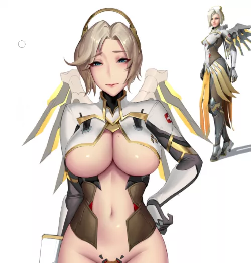 New style for mercy 😏(Cian yo) by Barry_Benson_BEE