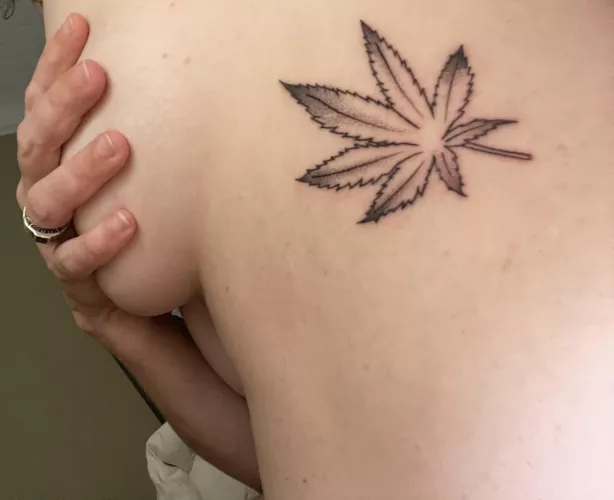 New tatt 💨💚 by Purple-Bid-3399
