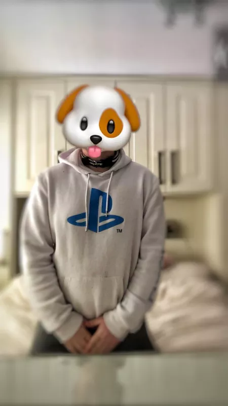 New to pup play do you like my collar? 🐶🥺 by Newton_Verse