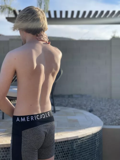 New underwear by the pool 🏝 by wafflesandchicken2