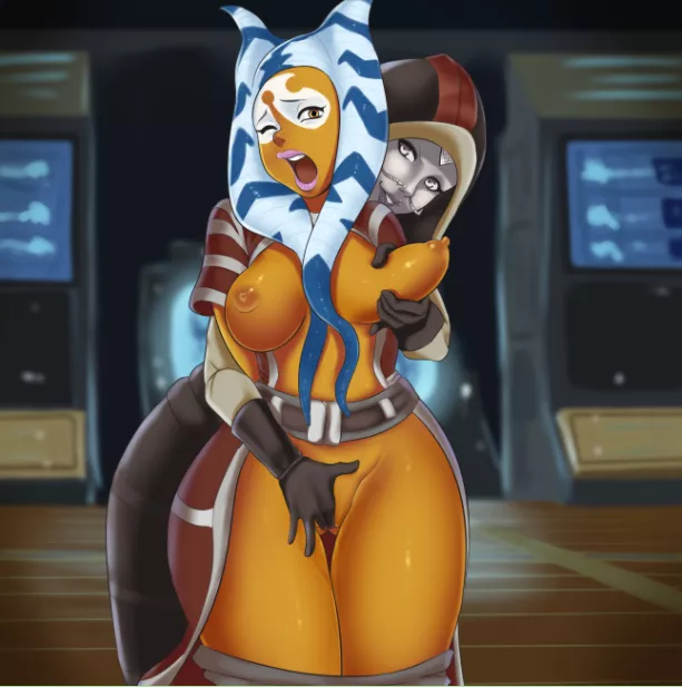 Nexdis and Ashara (Afrobull) [swtor] posted by pornfamer