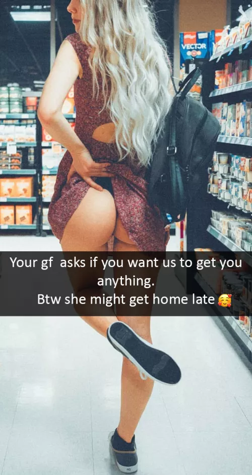 Next time she asks if you want to go shopping. You better say yes by jonna696969696969