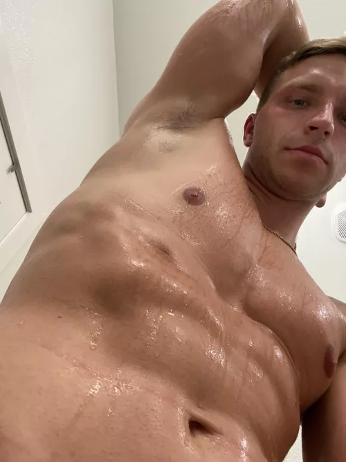 Nice and sweaty. Enjoy by halfuglyhalfhot