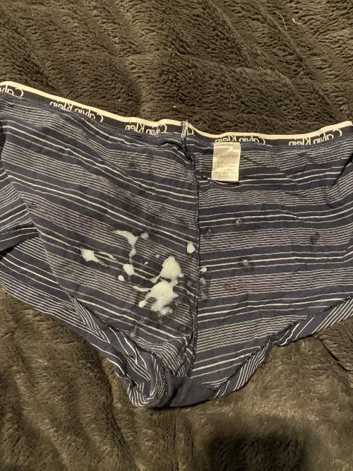 Nice load on the wife’s big girl CKs by clarks1494