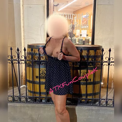 Nice looking whiskey barrels aren’t they. by AtxfuncoupleK