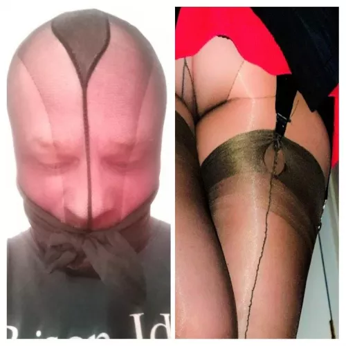 Nice to see my worn tights are being put to good use.send me your pics of what you are doing with my worn nylons by nylonteese