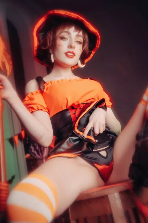 Nidalee showing off her panties (MeulinCos) by MeulinCos