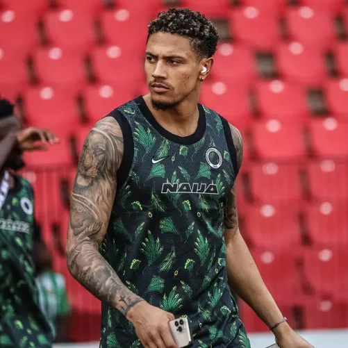 Nigerian football goalkeeper Maduka Okoye by confrater