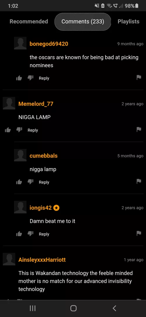 NIGGA LAMP by cursedcomments69