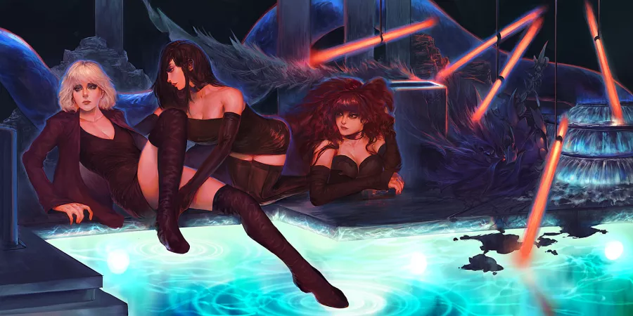 Night Light (Atomic Blonde contest) by Anton Oxenuk by Lol33ta