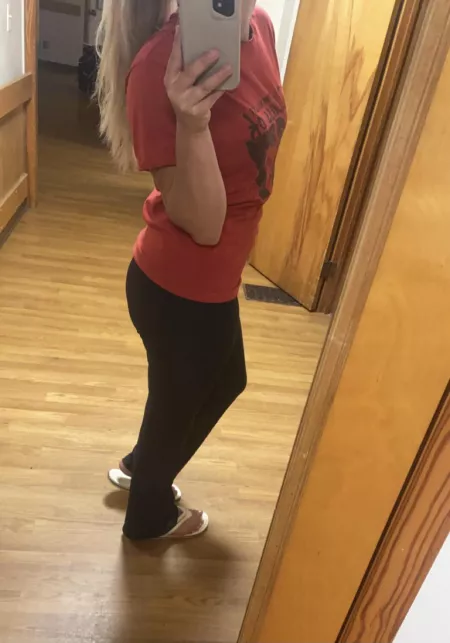 Night shift requires yoga pants and pony tails. by beckm05