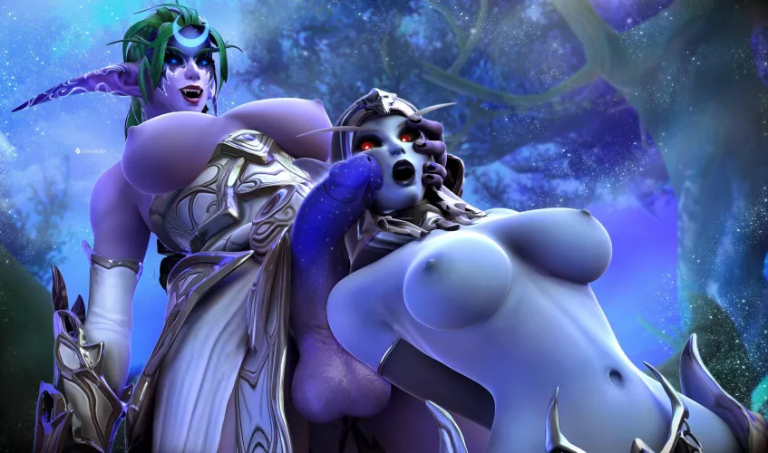 Night warrior’s “glaive” (chaossu3d) by dragoncallum47