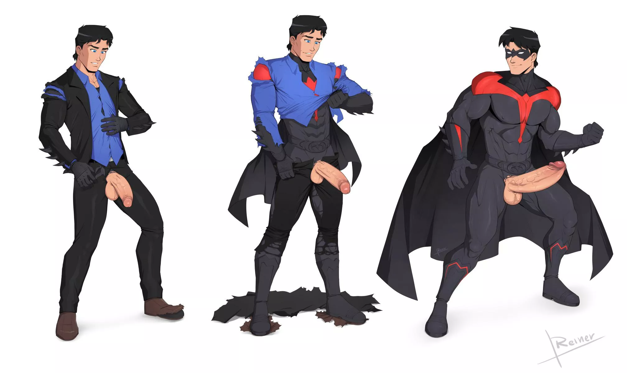 Nightwing is a grower (Reiner55) posted by Bikinigirl2021