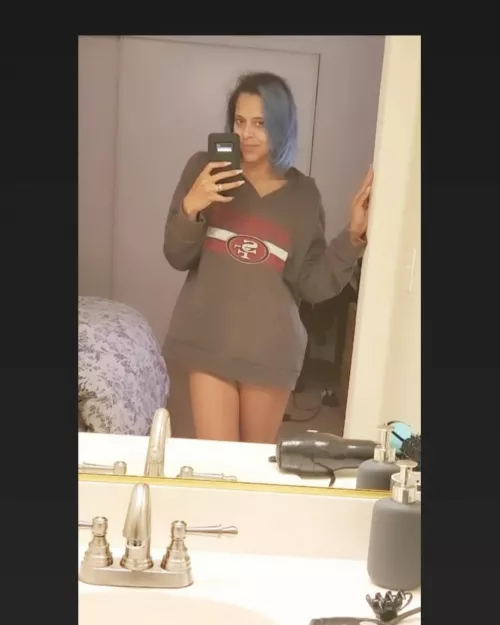 Niner Girl ready for this Vikings game on Sunday ❤💛 by 49ways2scorewithkiki