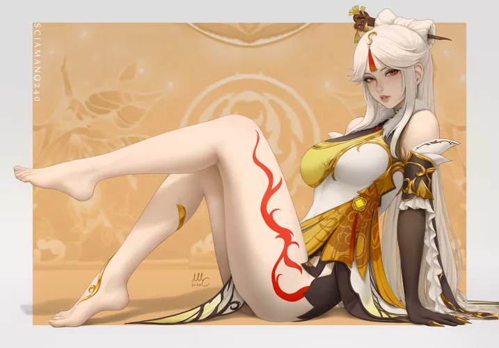 Ningguang has great legs by ChristianBonifacio1