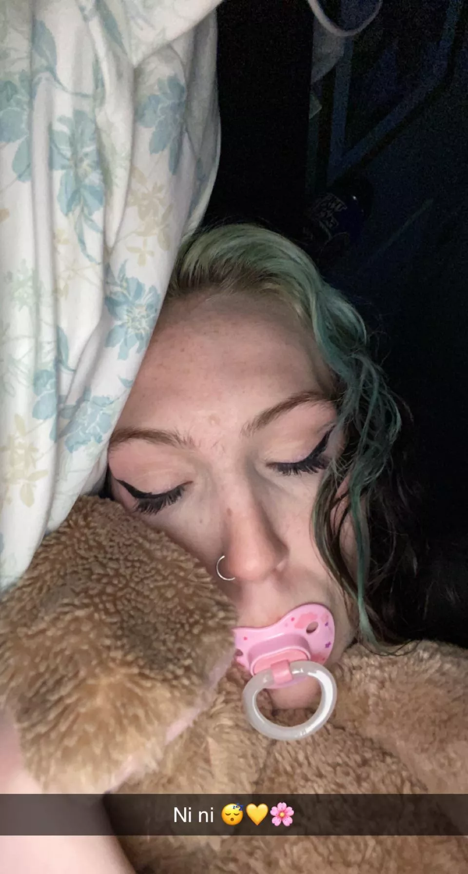 Ni-ni fwiends 🥰🌸😴 posted by bakedinmorewaysthan1