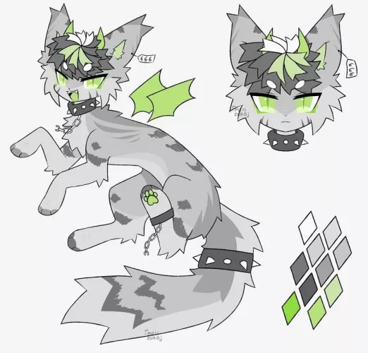 nneed help naming my radioactive vampire cat ! by kawaviiking