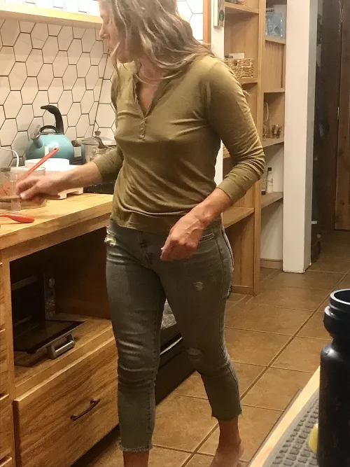 No bras while cooking by 321HotDog