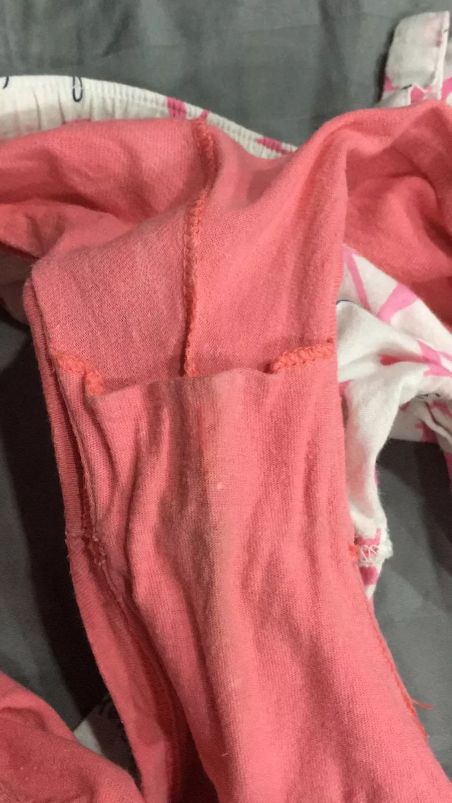 No cream but definitely a wet pussy! She must have been thinking about dick all day! posted by Flcrazecouple