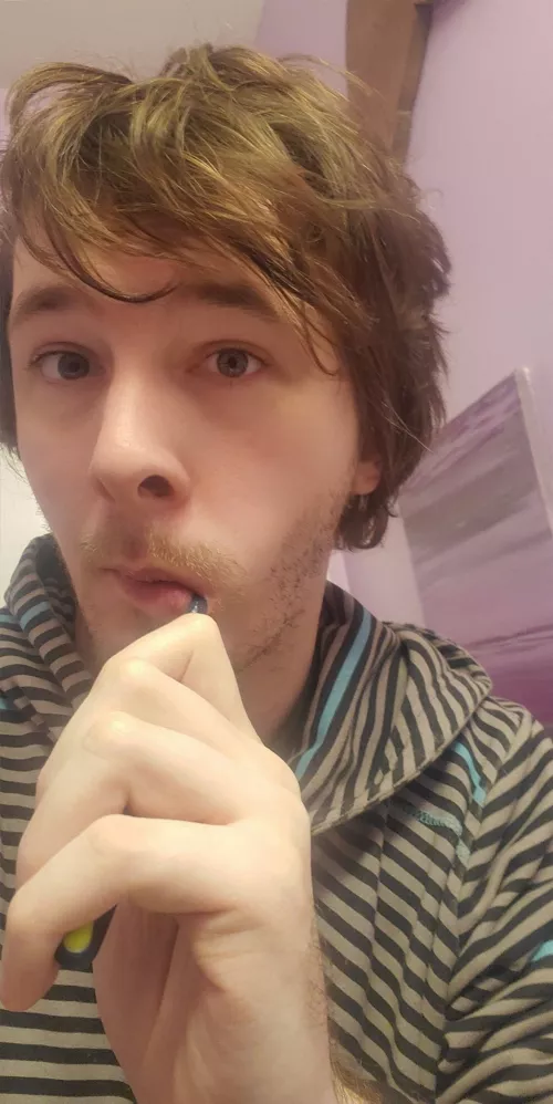 No filter messy hair brushing my dental bones candid af selfie time! by JohanTheJomosexual