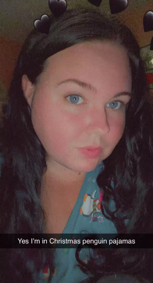 No makeup in my penguin pajamas hehe by LenaBeanNoodle