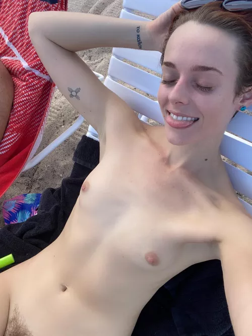 No need for a bikini at the nude beach 😇 by SidraSage