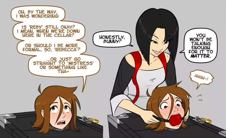 No need for talking~ by GaggedOtaku