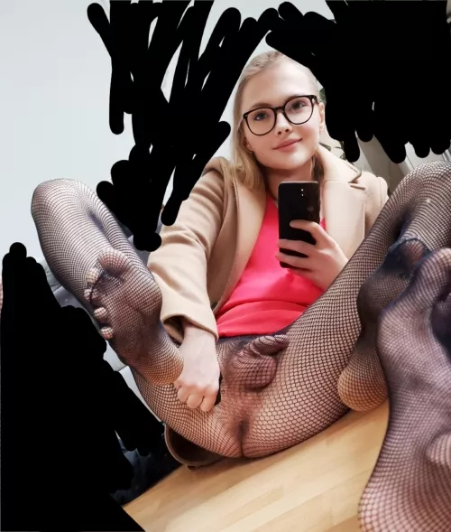 No one has to know ☺ Rip my fishnets and fuck me by tributefeeties123