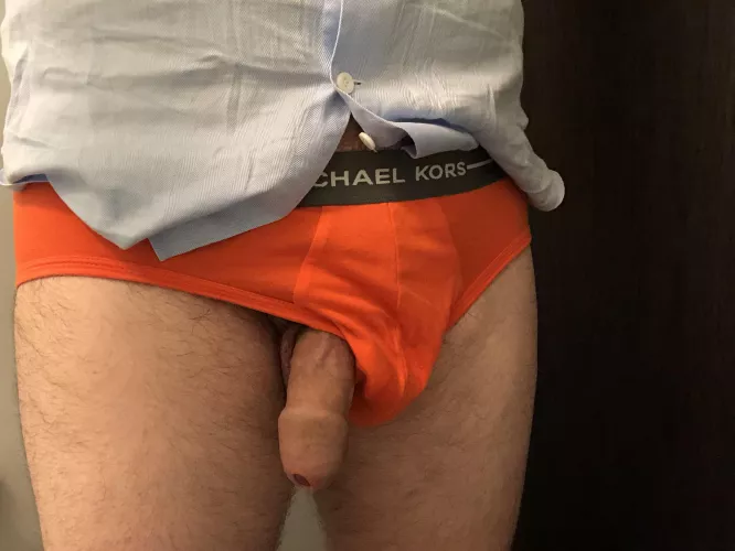 No one seems too keen on my orange briefs- what if I wear them this way? (41) by rws01
