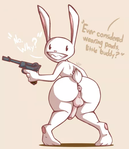 No pants are needed (WeirdButt twitter) by darthdri03