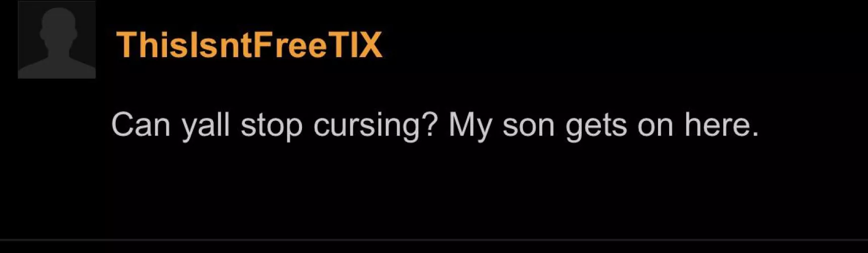 No respect none at all by MajorEPro