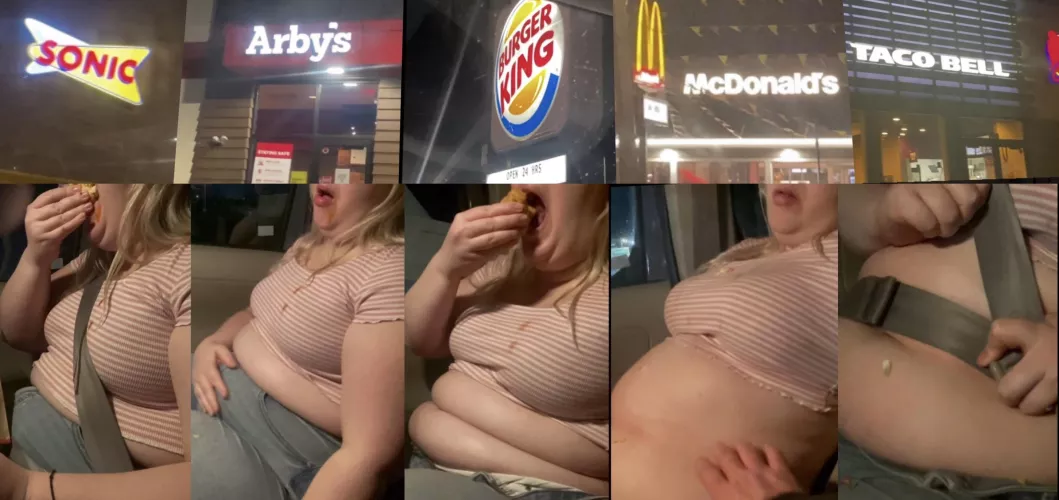 No restaurant was safe that night 😂 by myfatblondegf