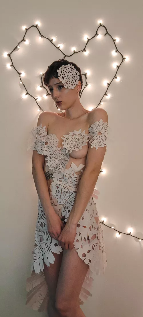 No snow where I live so I made my own. by arthoe_louise