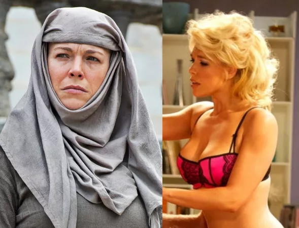 [No Spoilers] The actress who played Septa Unella, Hannah Waddingham. Had no idea she looked like this under that nun outfit. by twilightbreakin