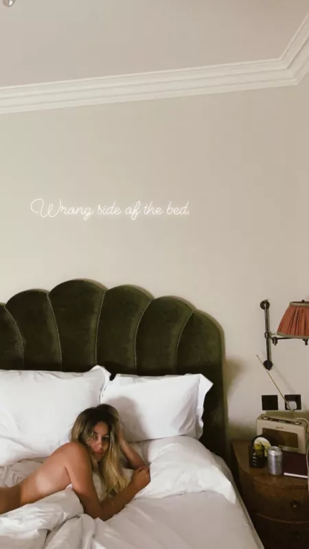 No, this the right side of the bed by [deleted]