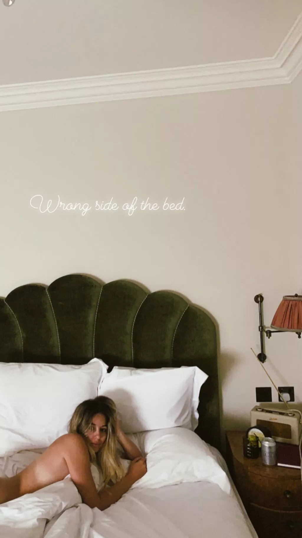 No, this the right side of the bed posted by [deleted]