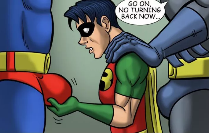 No turning back now Robin… (IcemanBlue) [Batman, Superman] by Wakabomb