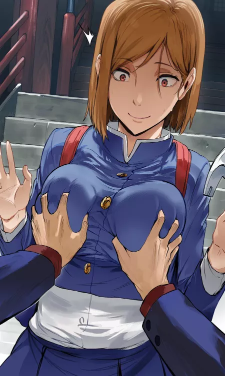 Nobara Kugisaki's boobs [Jujutsu Kaisen] (Hews) by Snoo-40971