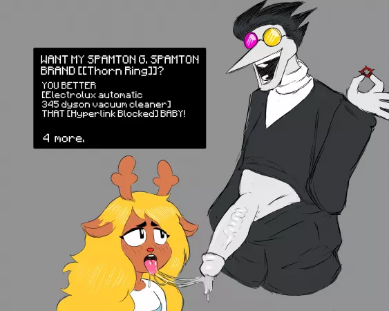 Noelle becomes a BIG SHOT (and swallows a few) by FeralPeacock