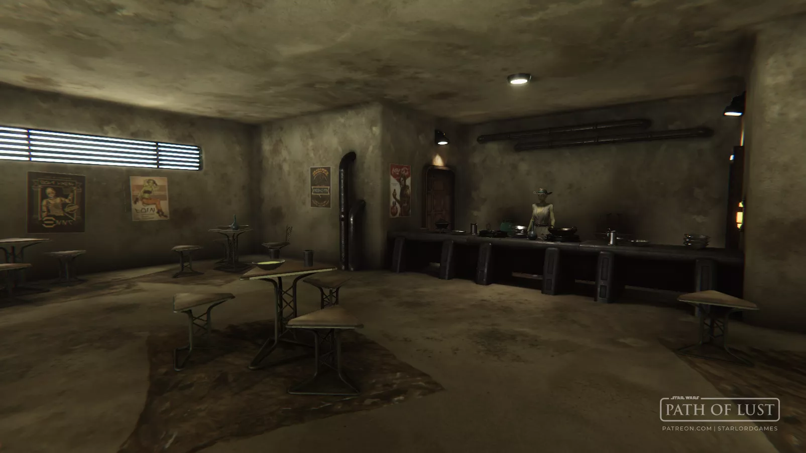 Nomek's Diner, Anchorhead. Star Wars: Path of lust (StarLord Games). posted by StarLord_Games