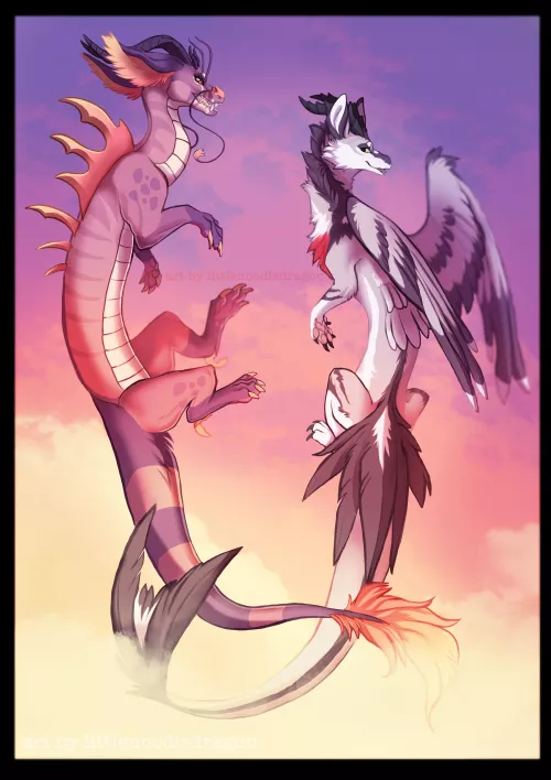 Noodle dragons are top tier. This is fact (art by me) by littlenoodledragon