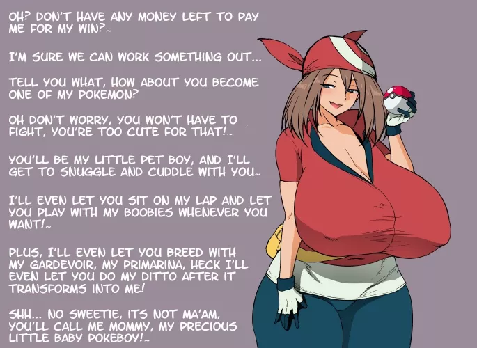 Nooo! I don't wanna be a Pokemon! ...Being a Pokemon is not so bad actually... [Slavery] [Pokemon breeding] [Coddling] [Call me Mommy] by HighGuyonTrack