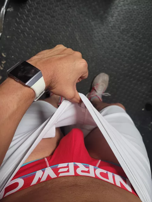 Not a bad looking jockstrap...😉 by miljock35