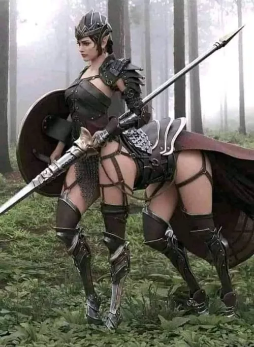 Not a lot a skin showing but... I'd still hit it. by Replicant2047