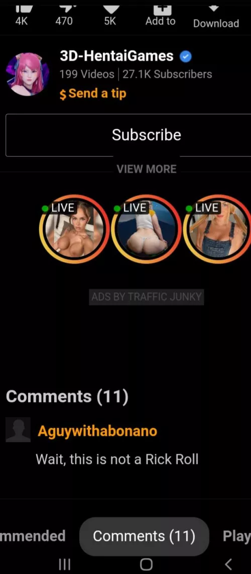 not a Rick roll by Mrmemer41